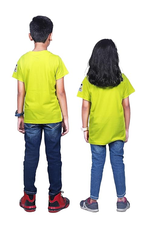 Unisex Kids T-Shirt | Super Combed Cotton-Modal Fabric – Softer & Breathable Ultra-Soft, Lightweight Material | Unique Digital Print | Casual Wear for Boys & Girls