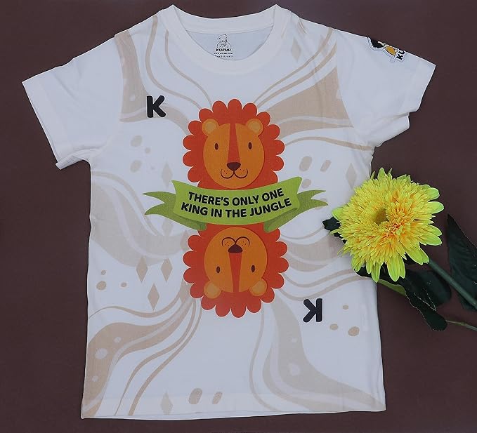 Kuchu Unisex Kids Cotton Modal T Shirt Ultra Soft Lightweight Tee