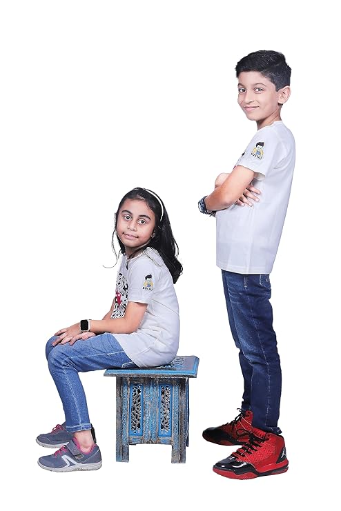 Kuchu Unisex Kids Cotton Modal T Shirt Soft Breathable Casual Wear