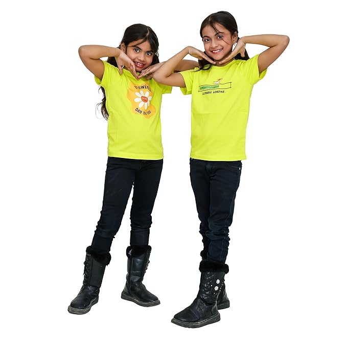 Unisex Kids Cotton Modal T Shirt Soft Breathable Casual Wear