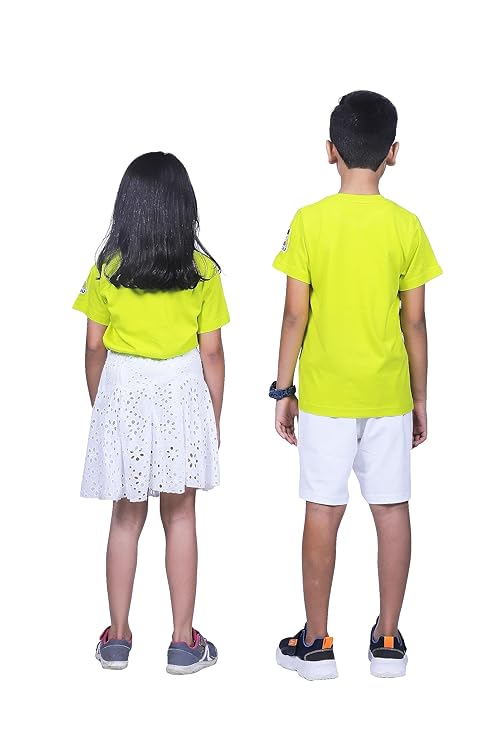 Unisex Kids Cotton Modal T Shirt Soft Breathable Casual Wear