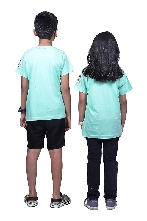 Unisex Kids Cotton Modal T Shirt Soft Breathable Casual Wear