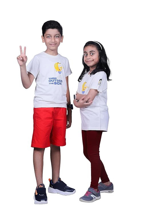 Unisex Kids T-Shirt | Super Combed Cotton-Modal Fabric – Softer & Breathable Ultra-Soft, Lightweight Material | Unique Digital Print | Casual Wear for Boys & Girls