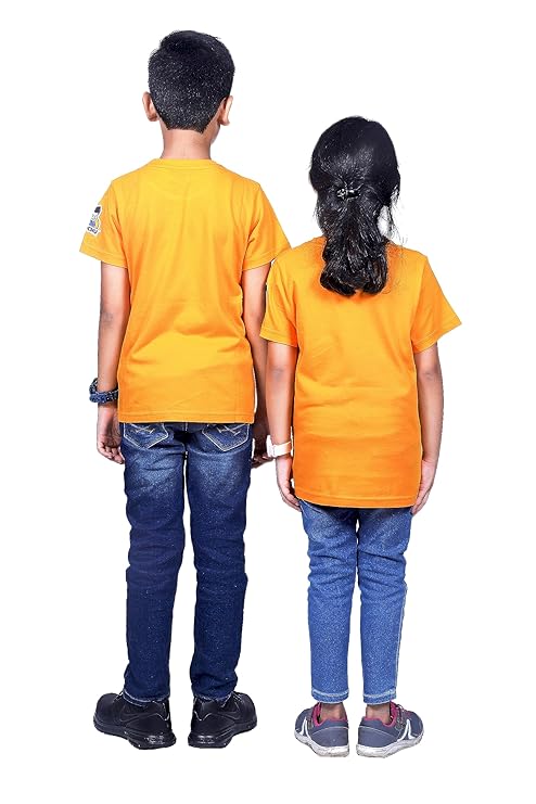 Unisex Kids T-Shirt | Super Combed Cotton-Modal Fabric – Softer & Breathable Ultra-Soft, Lightweight Material | Unique Digital Print | Casual Wear for Boys & Girls