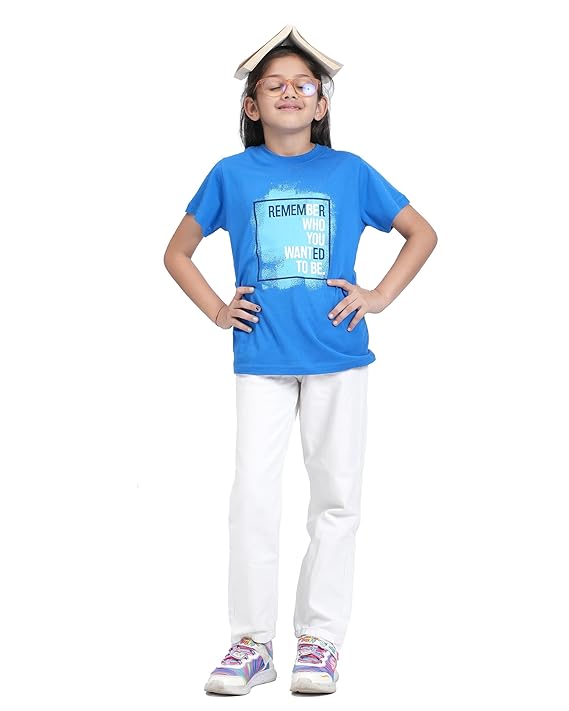 Unisex Kids Cotton Modal T Shirt Soft Breathable Casual Wear