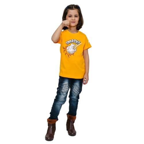 Unisex Kids Cotton Modal T Shirt Soft Breathable Casual Wear