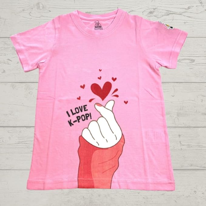 Unisex K-Pop Print Cotton Modal T Shirt Soft Breathable Tee