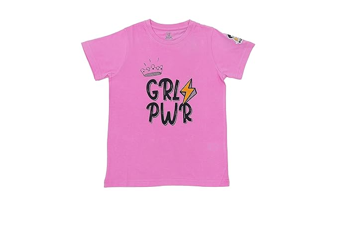Unisex Tshirt | Made of Super Combed Cotton-Modal Natural Fiber Better Than 100% Cotton| Soft & Breathable Fabric| Unique Digitally Printed Design |Vibrant Colour | Girl Power
