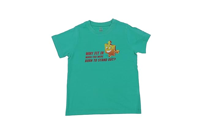 Unisex Why Fit In Print Cotton Modal T Shirt Soft Breathable