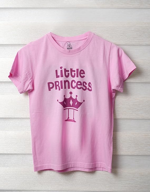 Unisex Tshirt | Made of Super Combed Cotton-Modal Natural Fiber Better Than 100% Cotton| Soft & Breathable Fabric| Unique Digitally Printed Design |Vibrant Colour |Little Princess