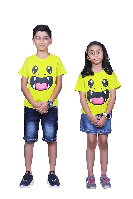 Unisex Printed Cotton Modal T Shirt Casu...