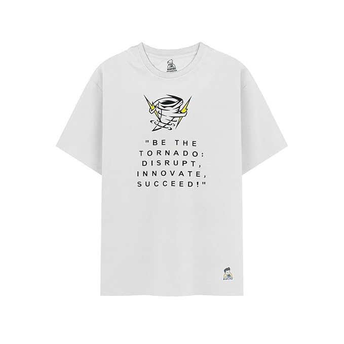 Unisex Kids T-Shirt,Multi-Color Cotton-Modal Blend – Softer & More Breathable Than 100% Cotton | Tornado Disrupt Digital Print, Boys & Girls (All Ages)