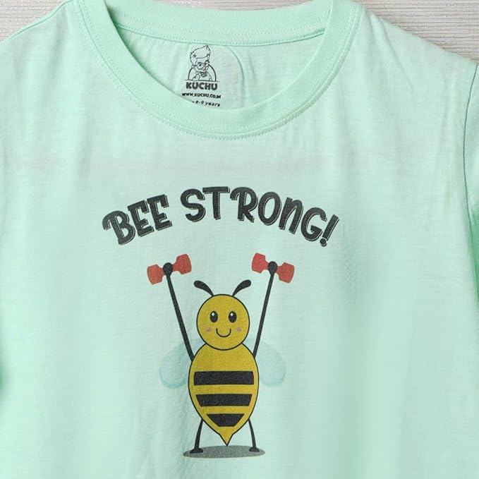 Unisex Kids Cotton Modal Graphic Tee Combo of 3