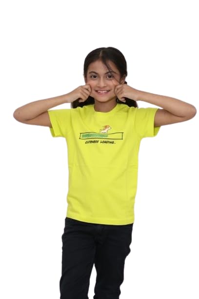 Unisex Cuteness Loading Print Cotton Modal T Shirt Soft