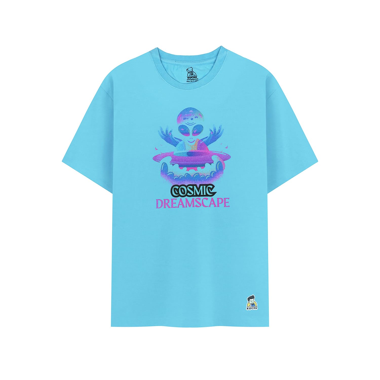 Kids Cosmic Graphic Cotton Modal T Shirt Soft Breathable