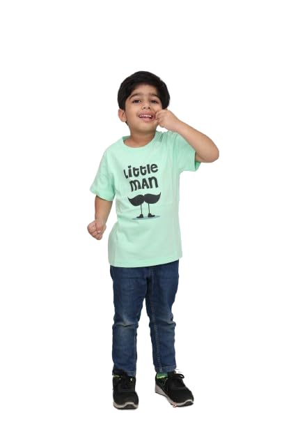 Little Man Yellow Unisex Cotton T Shirt...