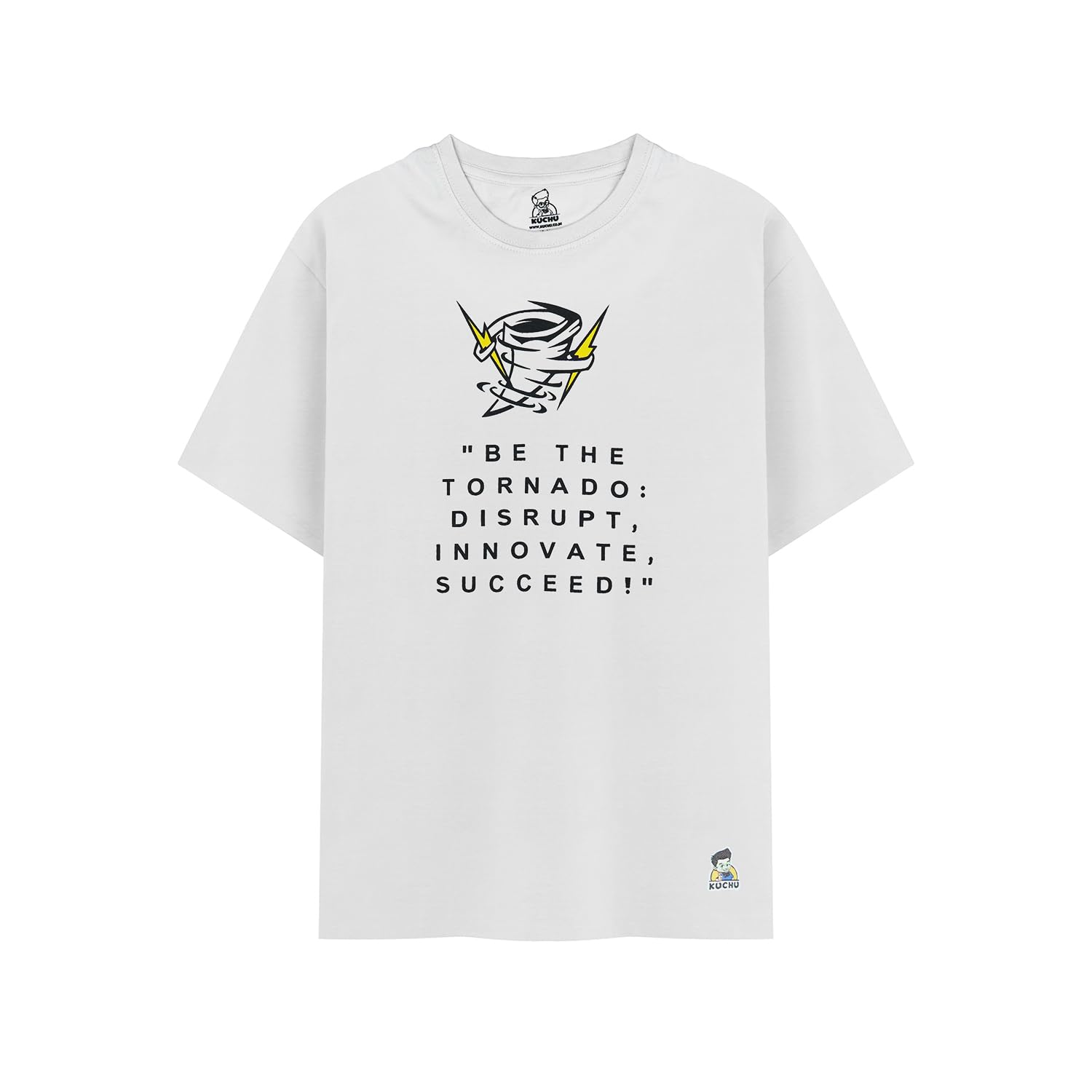 Kids’ Unisex T-Shirt  | “Tornado” Graphic Digital Print | Soft Cotton-Modal Blend | Breathable, Comfortable & Stylish Casual Top for Boys & Girls