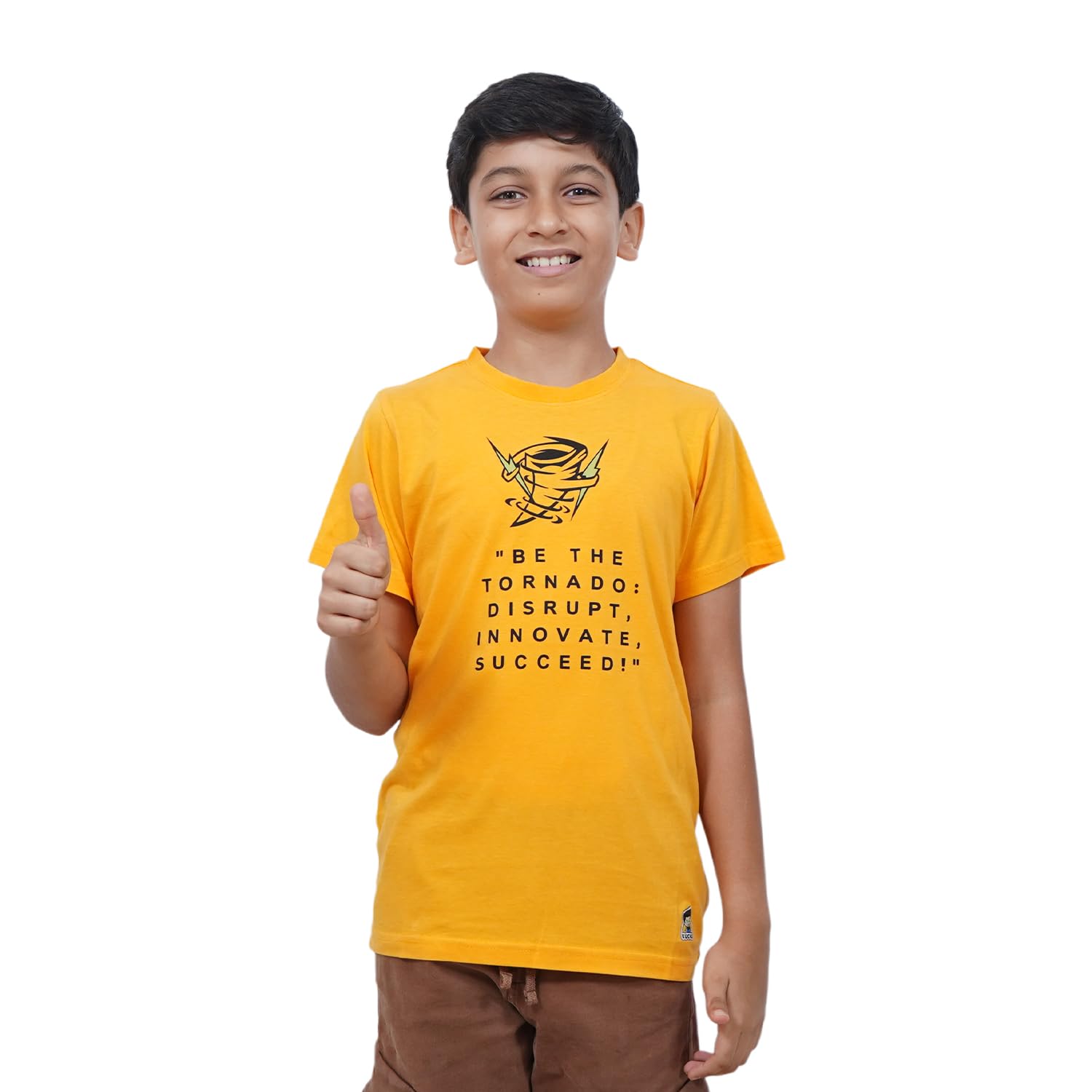 Kids Tornado Graphic Cotton Modal T Shirt Comfortable Wear