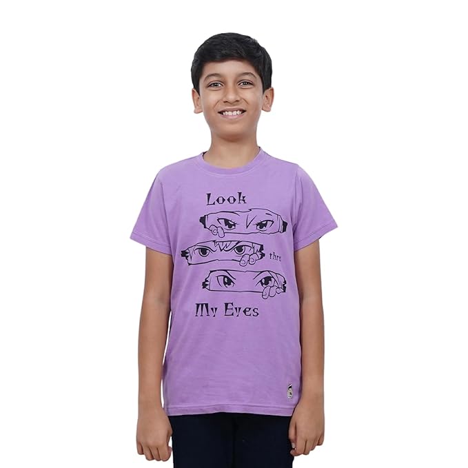 Kids Look Thru My Eyes Cotton Modal T Shirt Lightweight