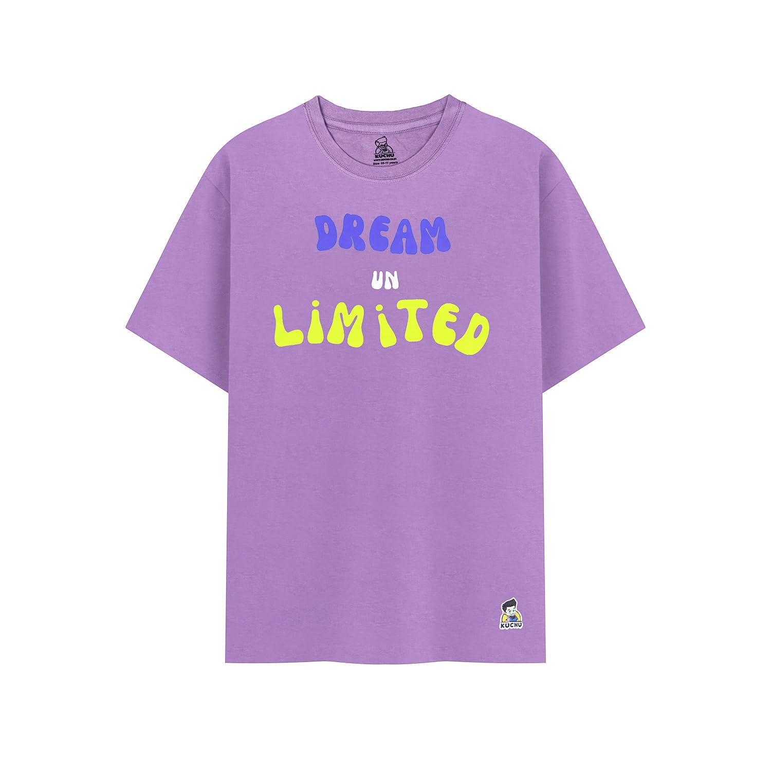 Kids Purple Dream Print Cotton Modal T Shirt 10–11Y