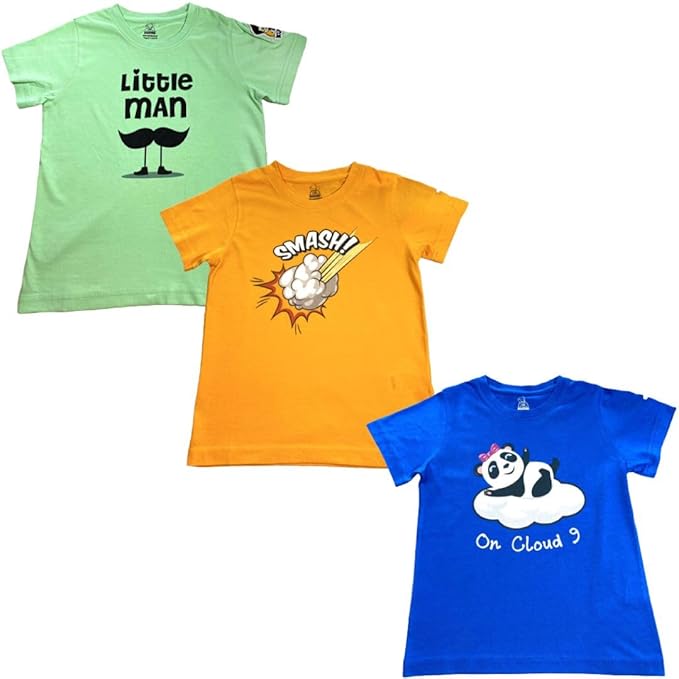 Unisex Kids Cotton Modal Graphic T Shirt...