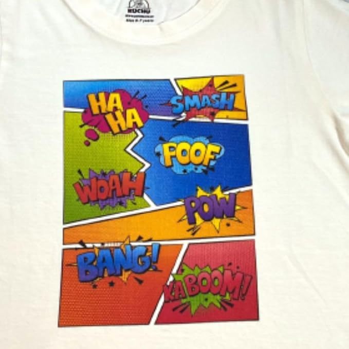 New Launch'23 Unisex Tshirt for Boys and Girls- Set of 3|Super Combed Cotton-Modal Fiber|Soft Fabric |Breathable Fabric|Digitally Printed|Unique Design|Vibrant Colour |Half Sleeves |Round Neck