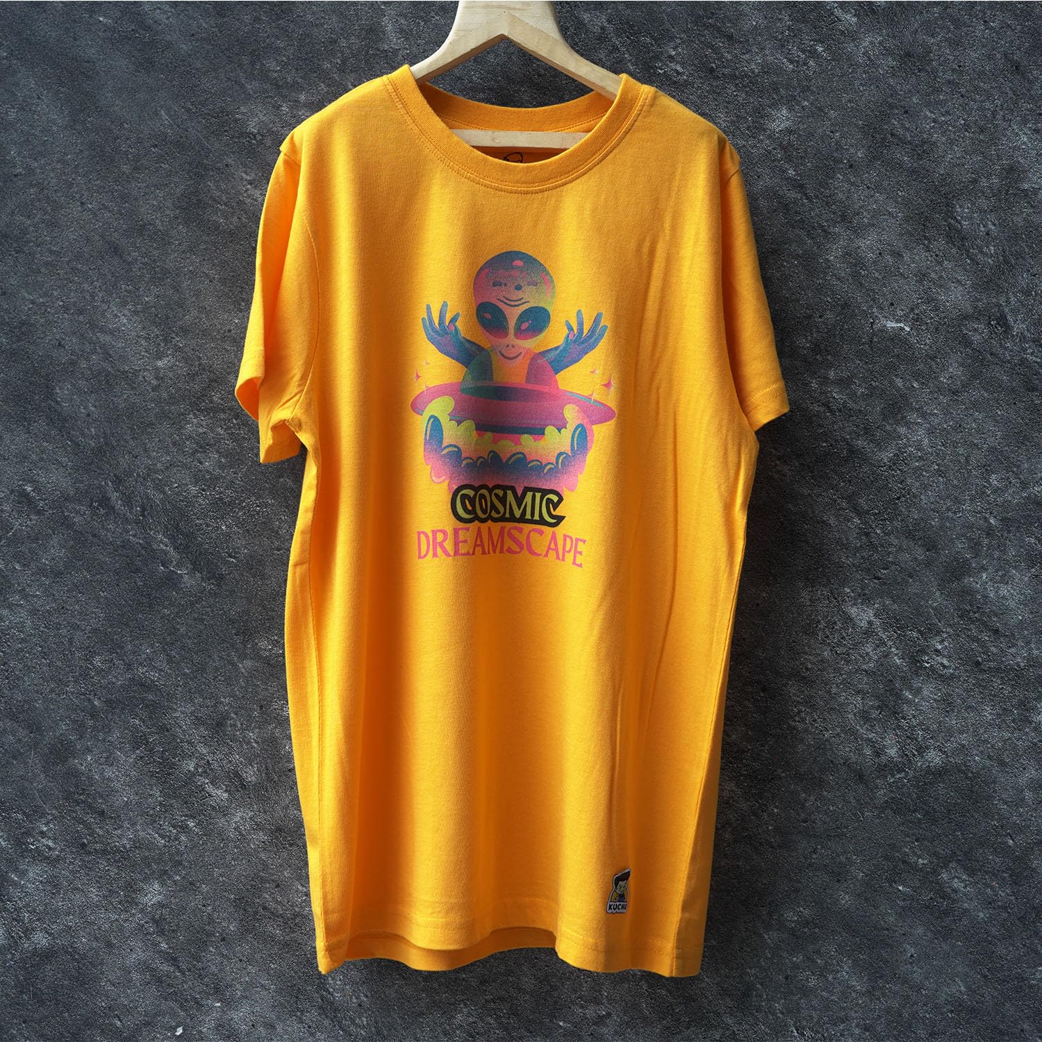 Kids’ Unisex T-Shirt for  Cosmic Digital Print Soft Cotton-Modal Blend Breathable, Comfortable & Stylish Casual Wear Top for Boys & Girls Trendy Tee for Playtime & Outings