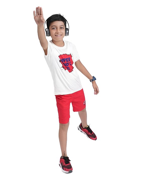 Unisex Super Hero Print Cotton Modal T Shirt Soft Breathable