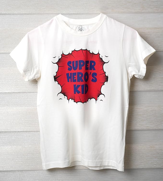Unisex Super Hero Print Cotton Modal T Shirt Soft Breathable