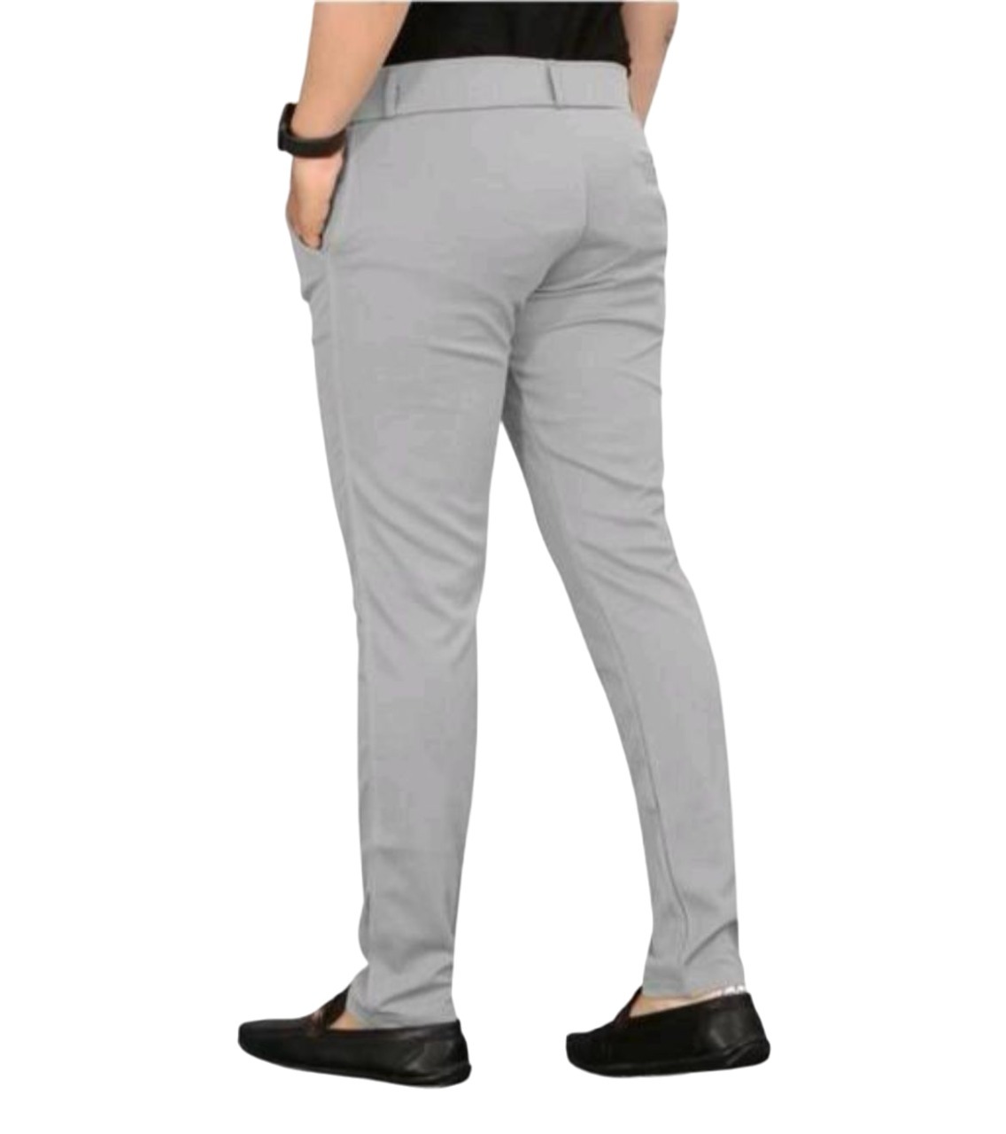 Men’s Slim Fit Stretchable Grey Trouser