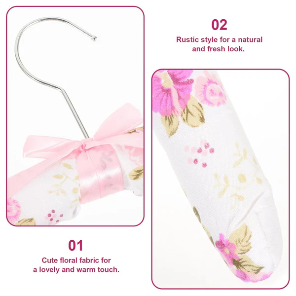 Premium Padded Floral Clothes Hanger for Delicates