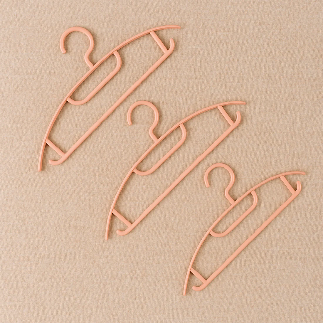 Ganesh Durable Plastic Clothes Hangers Set of 6