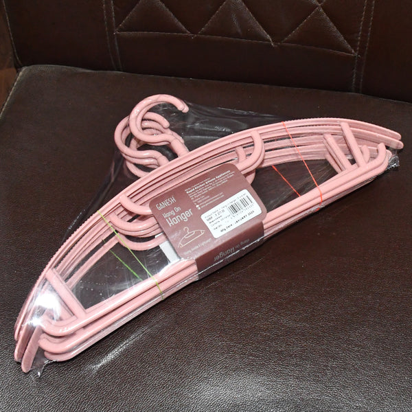 Ganesh Durable Plastic Clothes Hangers Set of 6
