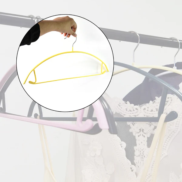 Premium Heavy Duty Metal Clothes Hanger with Hook