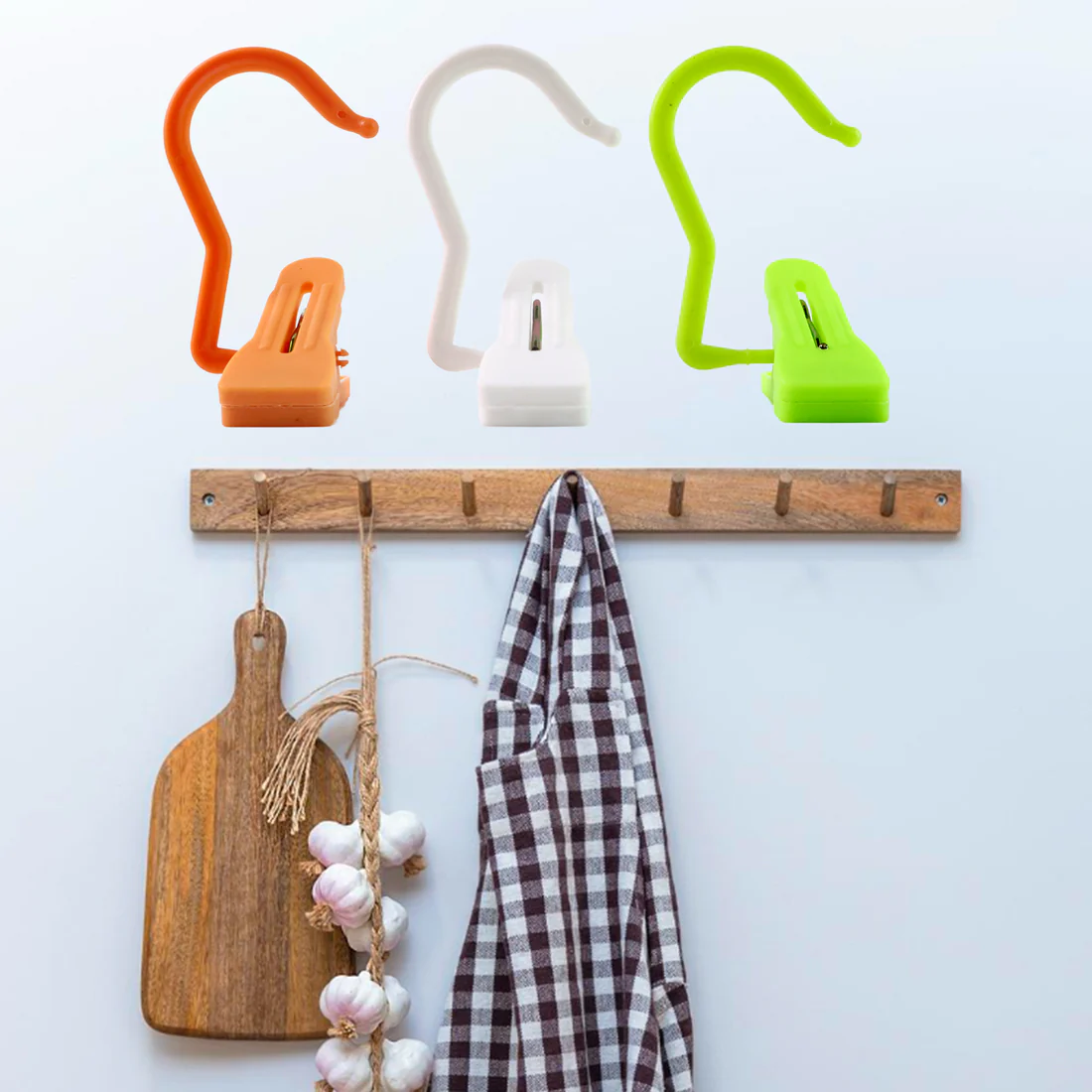 Multipurpose Hanging Hook Clip Self Adhesive Mix Color