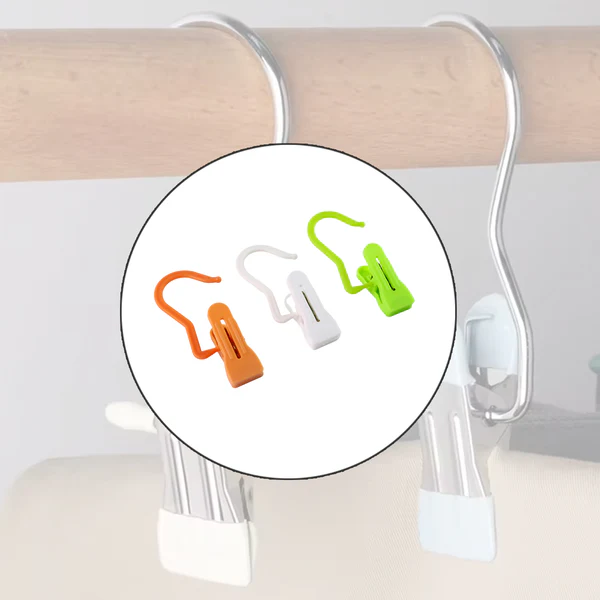 Multipurpose Hanging Hook Clip Self Adhesive Mix Color