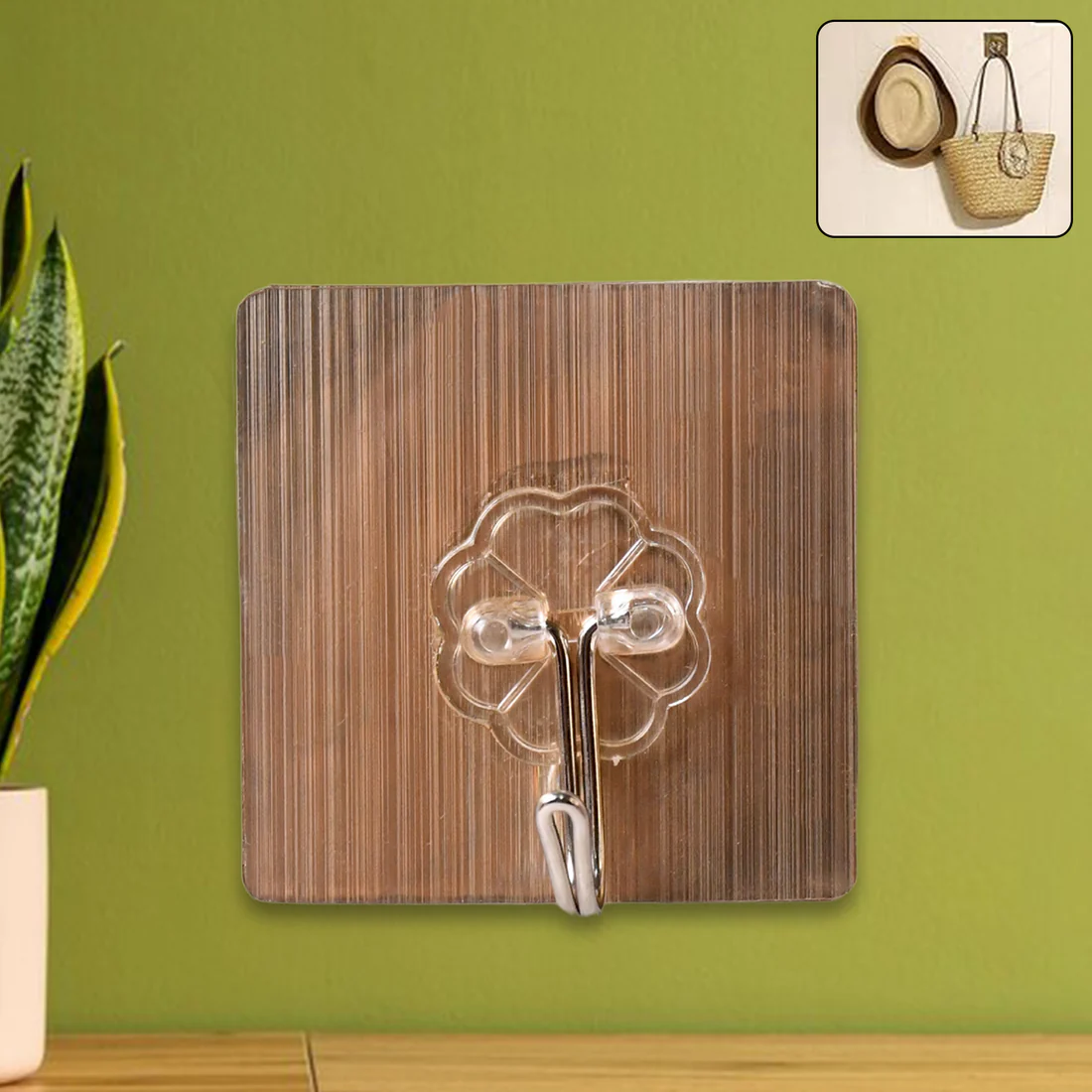 Heavy Duty Adhesive Hook Strip for Kitch...