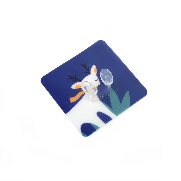 Self-Adhesive Wall Hook – Drill-Free, Waterproof & Oil-Proof for Toothbrush, Socket (1 Pc)