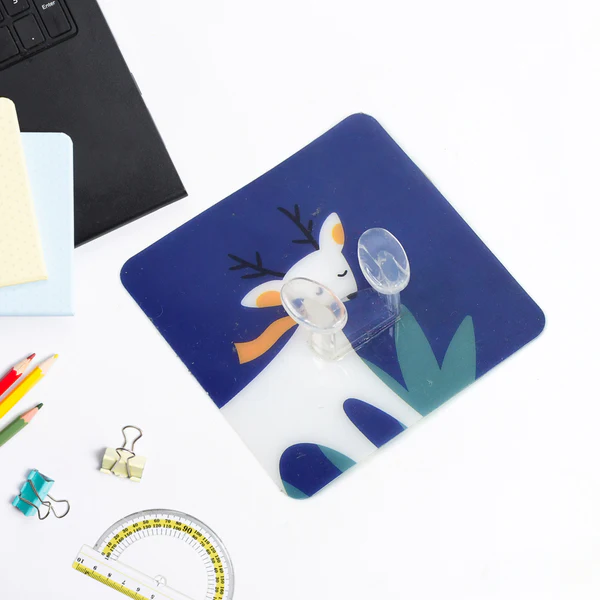 Self-Adhesive Wall Hook – Drill-Free, Waterproof & Oil-Proof for Toothbrush, Socket (1 Pc)