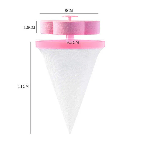 Washing Machine Floating Lint Filter Mesh Bag Hair Catcher