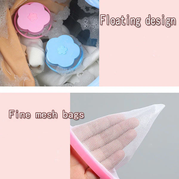 Washing Machine Floating Lint Filter Mesh Bag Hair Catcher