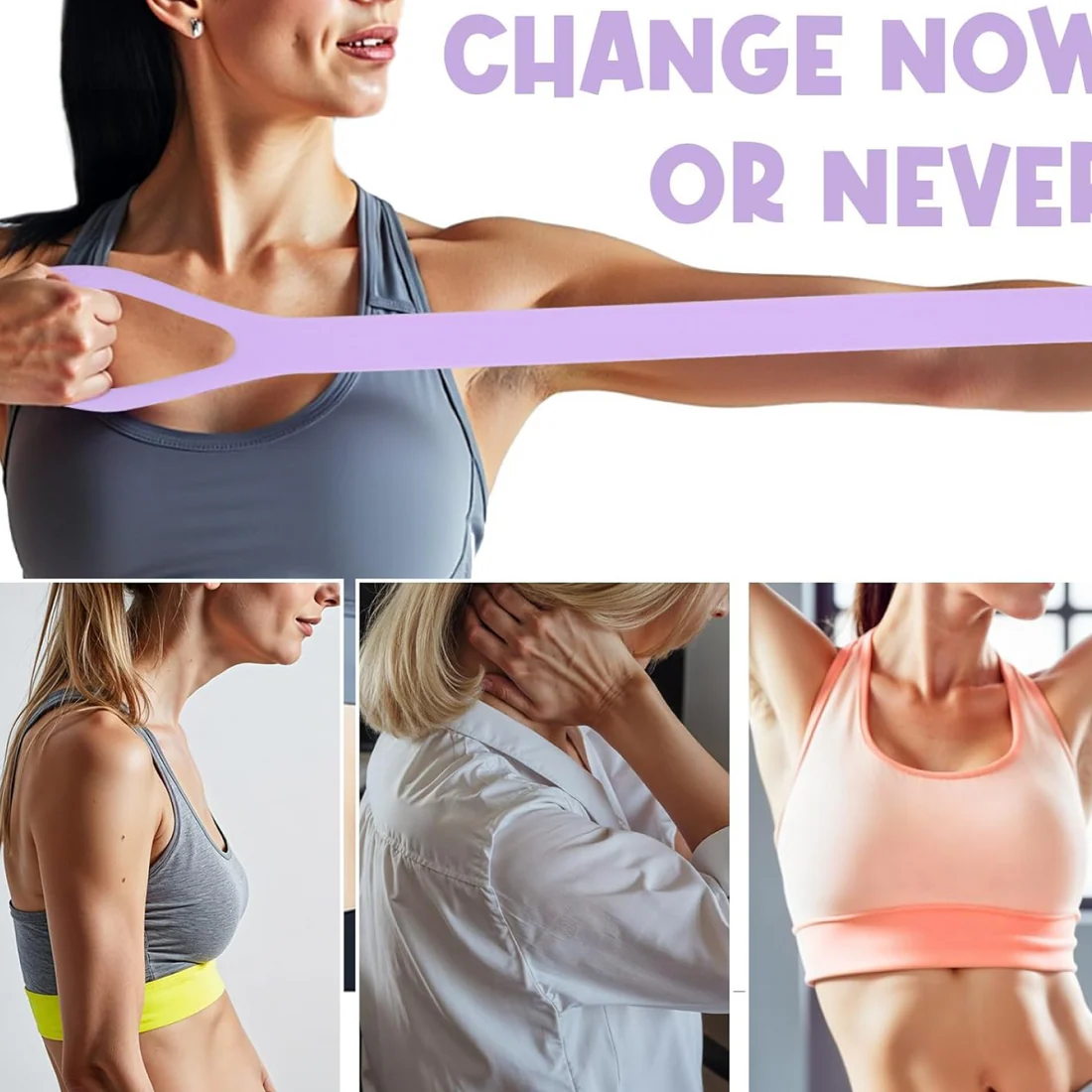 Silicone Resistance Band for Strength Training and Stretching