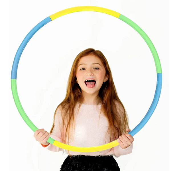 Interlocking Hula Hoop Fitness Ring Set for Kids and Adults