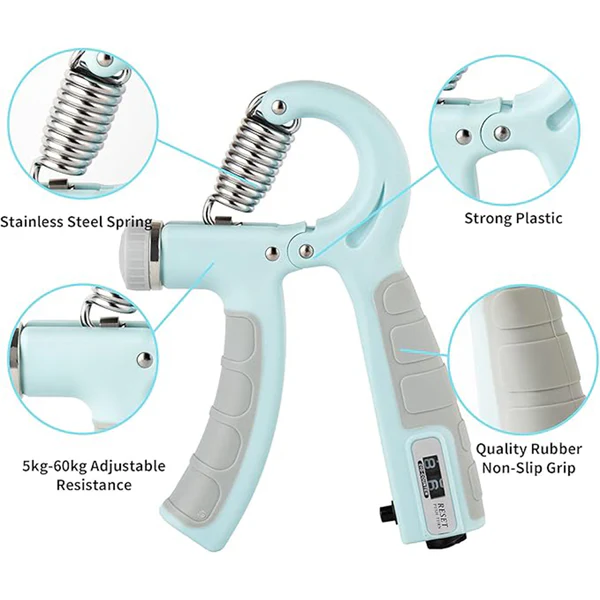 Adjustable Heavy Hand Gripper for Muscle Strength and Recovery