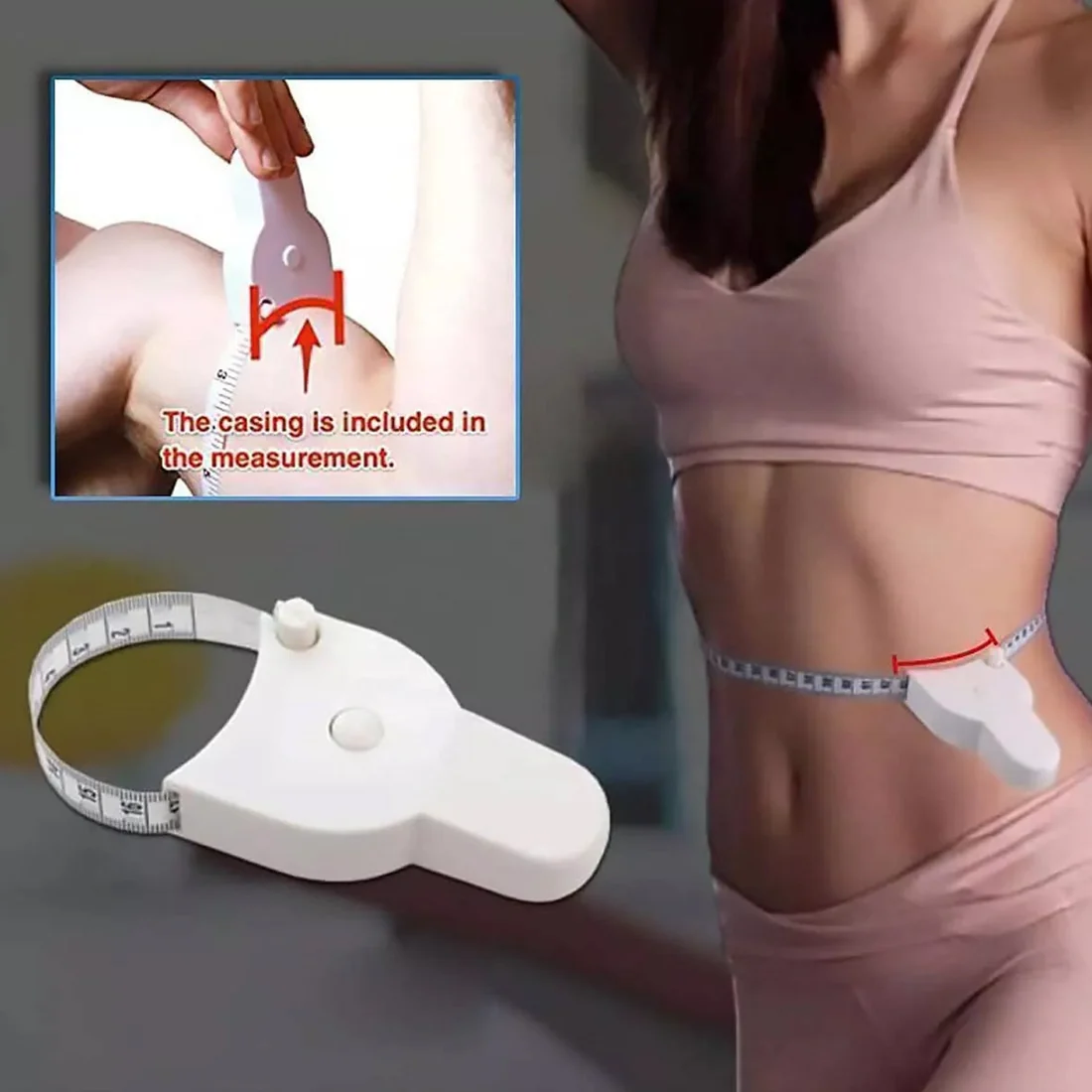 Body Measurement Tape for Fitness Tracking and Home Use