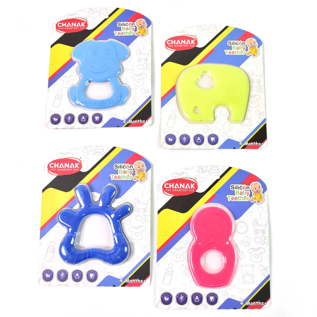 Soft silicone baby teether gentle chewing support for infants
