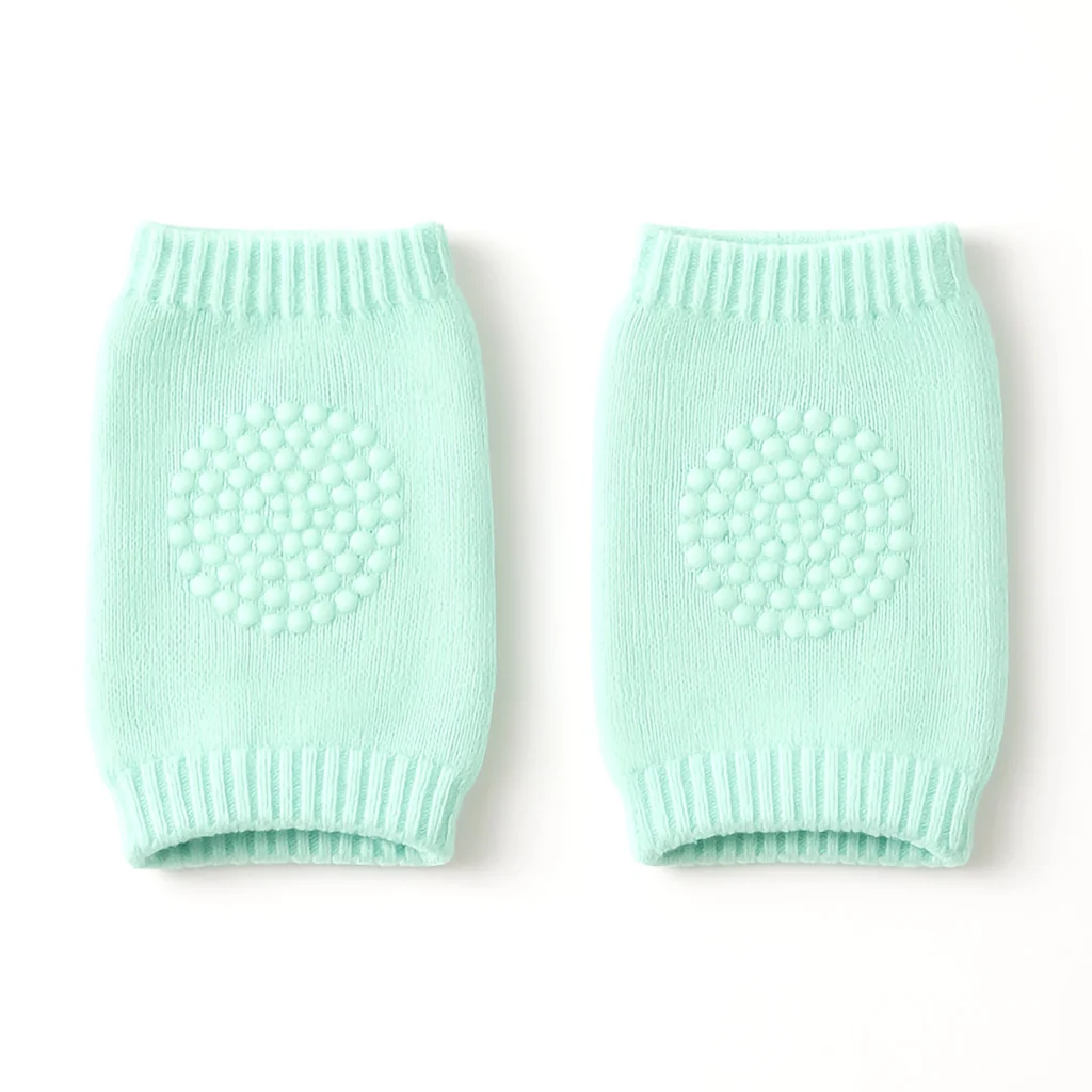 Mint Green Toddler Wool Knit Leg Warmer Knee Guard