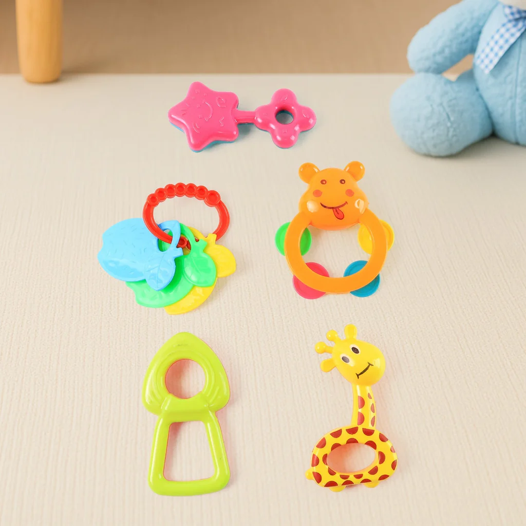 Colorful Baby Rattle Toys Set for Early...