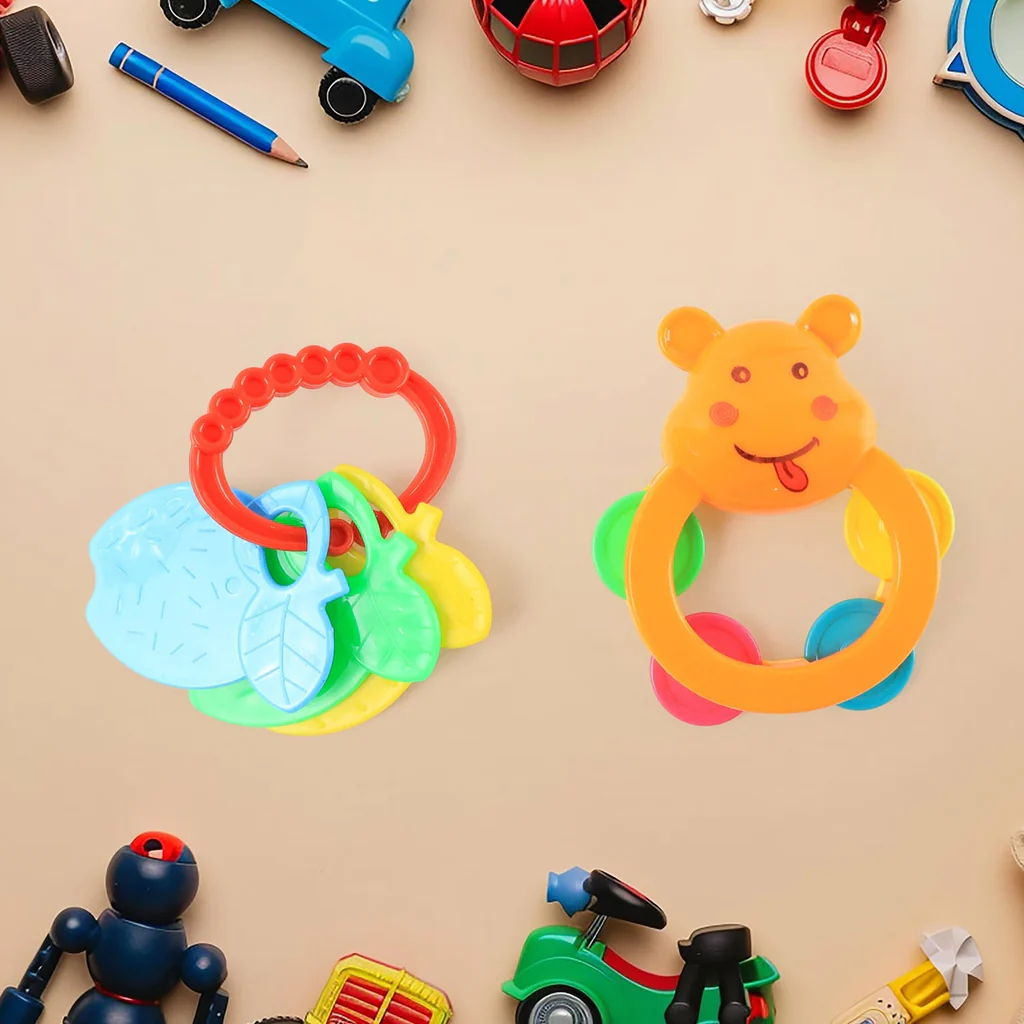 Colorful Baby Rattle Toys Set for Early Learning