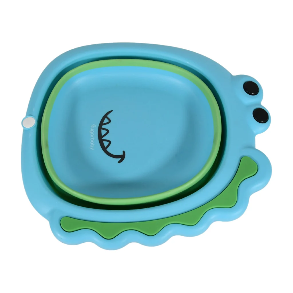 Foldable Frog Shape Baby Wash Basin Lightweight Tub